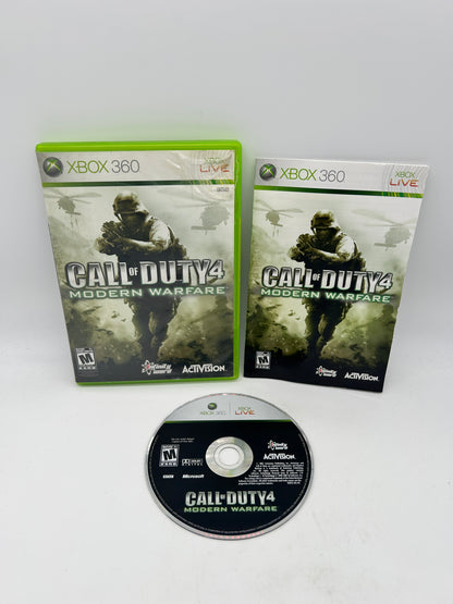 PiXEL-RETRO.COM : MICROSOFT XBOX 360 COMPLETE CIB BOX MANUAL GAME NTSC CALL OF DUTY 4 MODERN WARFARE