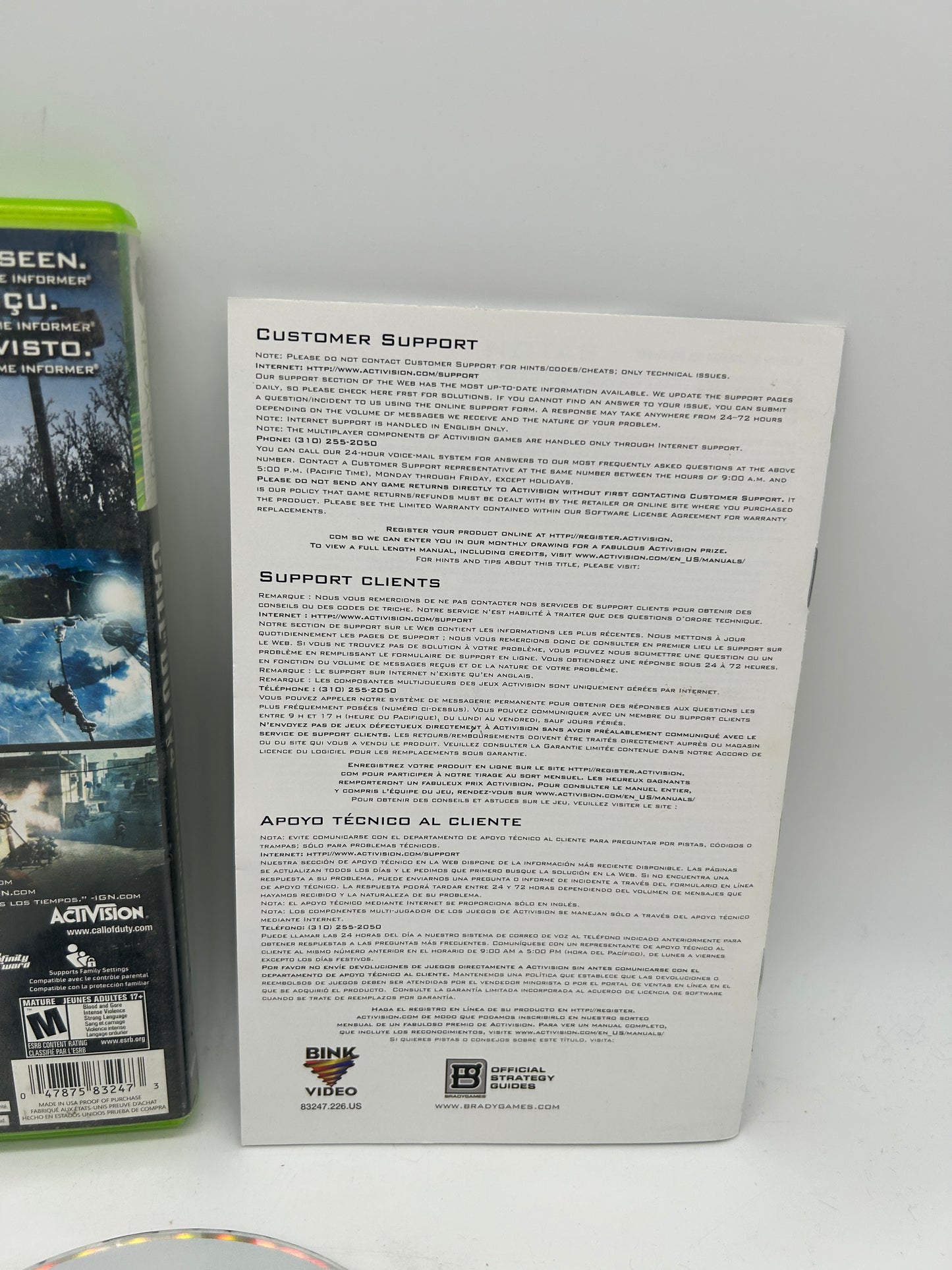 MiCROSOFT XBOX 360 | CALL OF DUTY MODERN WARFARE 4