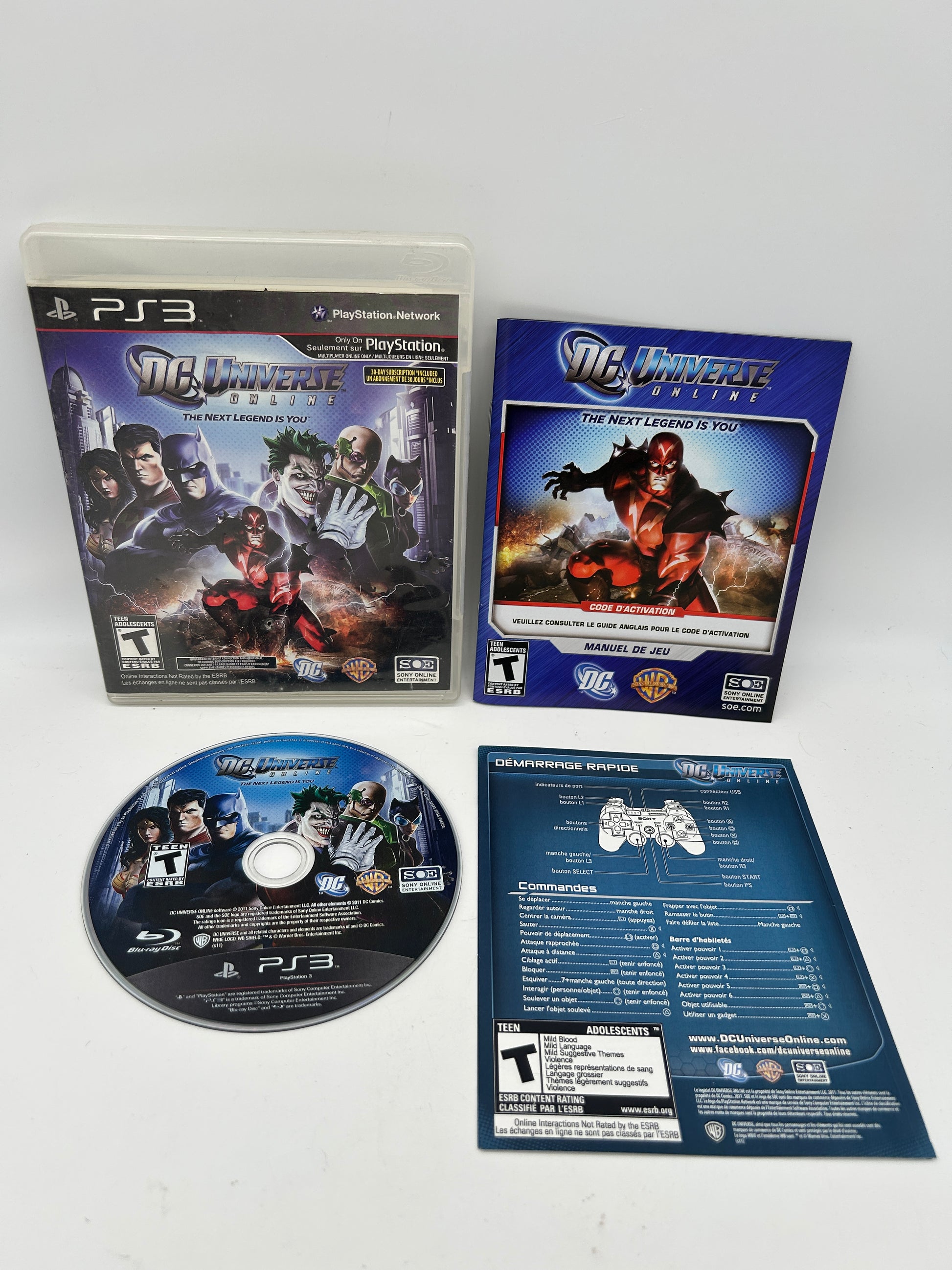 PiXEL-RETRO.COM : SONY PLAYSTATION 3 (PS3) COMPLET CIB BOX MANUAL GAME NTSC MORTAL KOMBAT VS DC UNIVERSE ONLINE