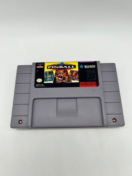 PiXEL-RETRO.COM : SUPER NINTENDO NES (SNES) GAME NTSC SUPER PINBALL BEHIND THE MASK