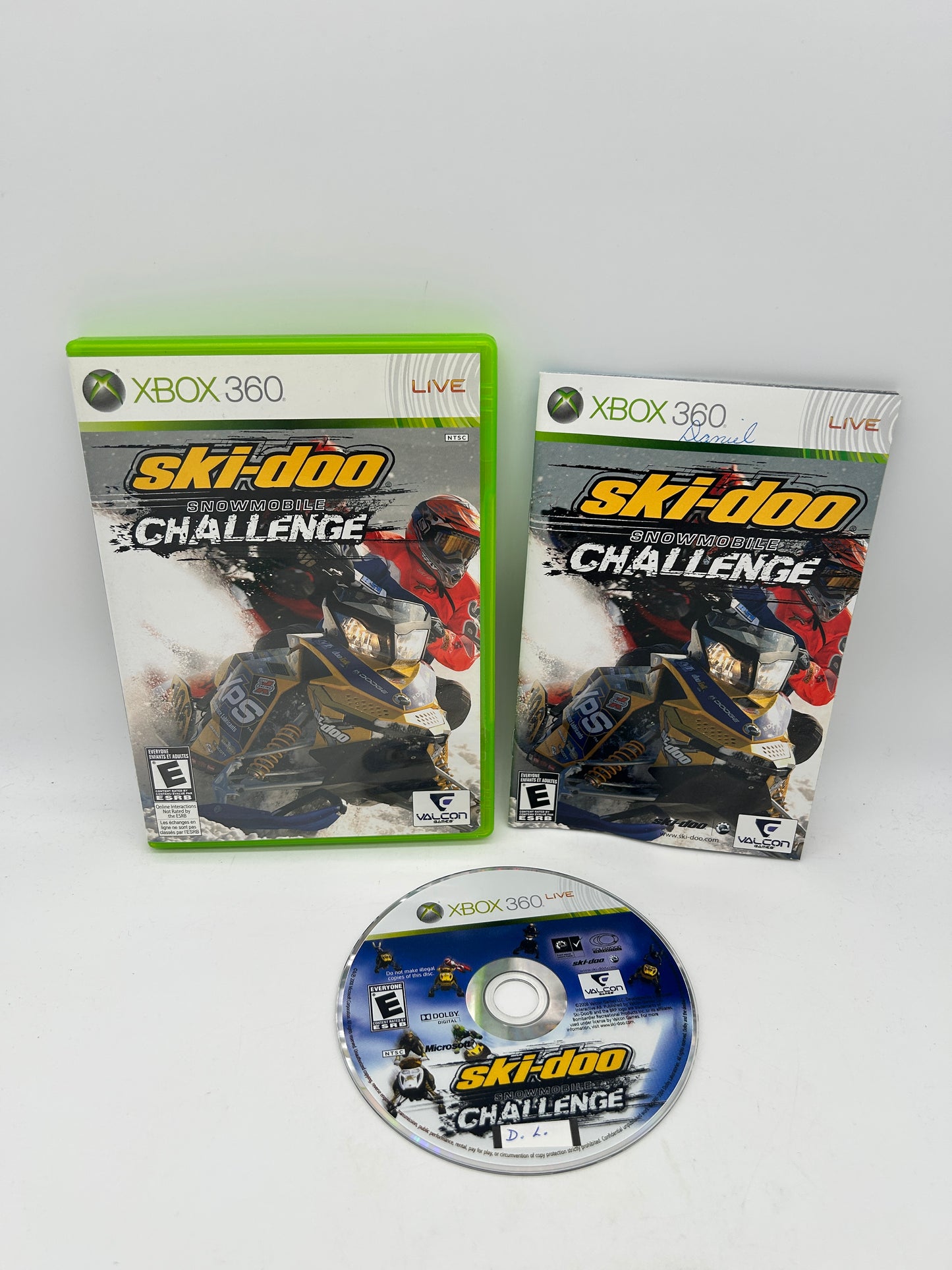 PiXEL-RETRO.COM : MICROSOFT XBOX 360 COMPLETE CIB BOX MANUAL GAME NTSC SKI-DOO SNOWMOBILE CHALLENGE