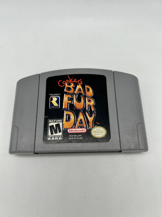 PiXEL-RETRO.COM : NINTENDO 64 (N64) GAME NTSC CONKER'S BAD FUR DAY