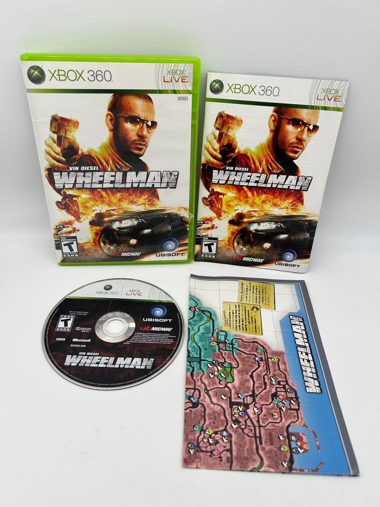 PiXEL-RETRO.COM : MICROSOFT XBOX 360 COMPLETE CIB BOX MANUAL GAME NTSC WHEELMAN