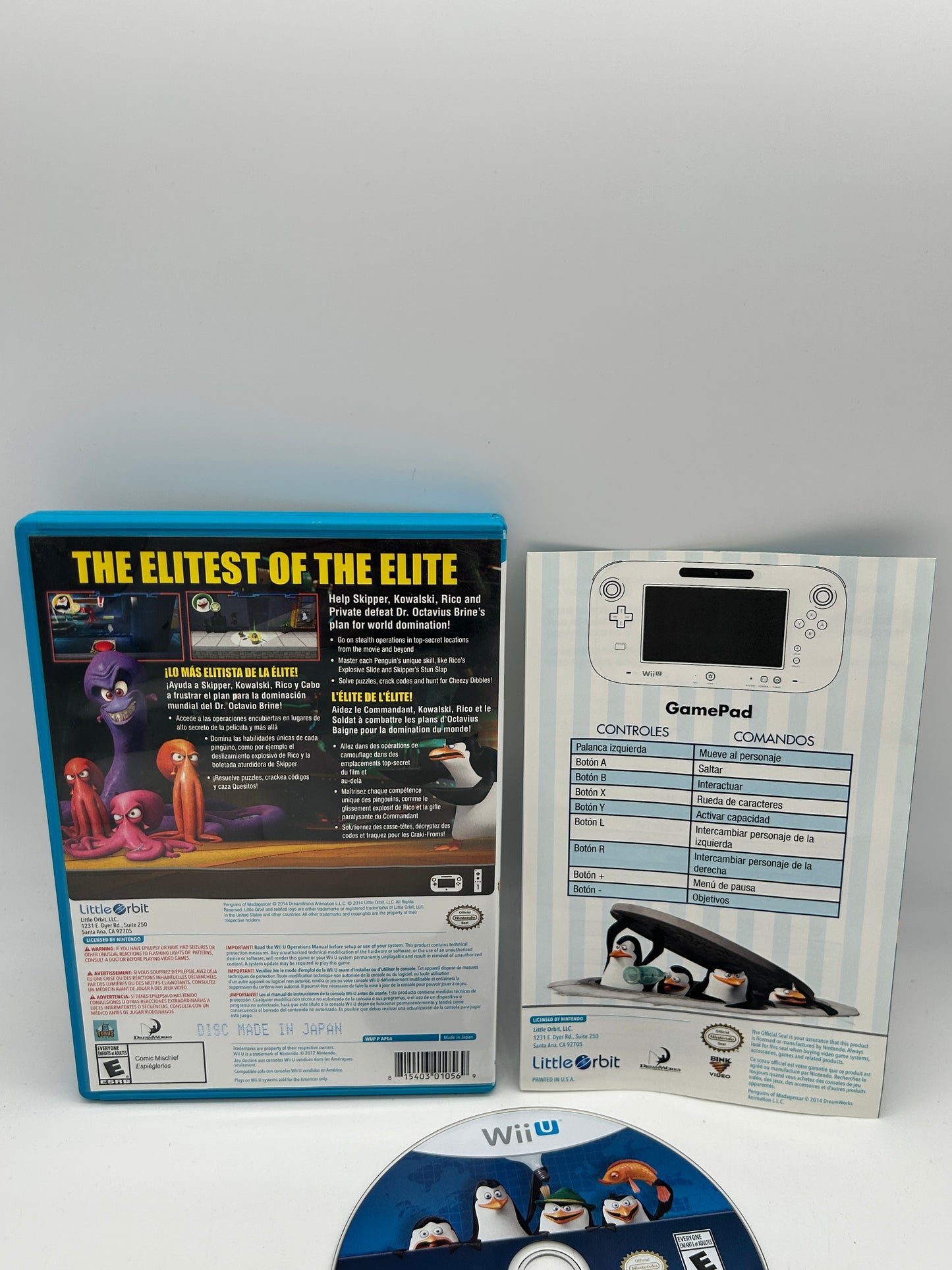 NiNTENDO Wii U | PENGUiNS OF MADAGASCAR