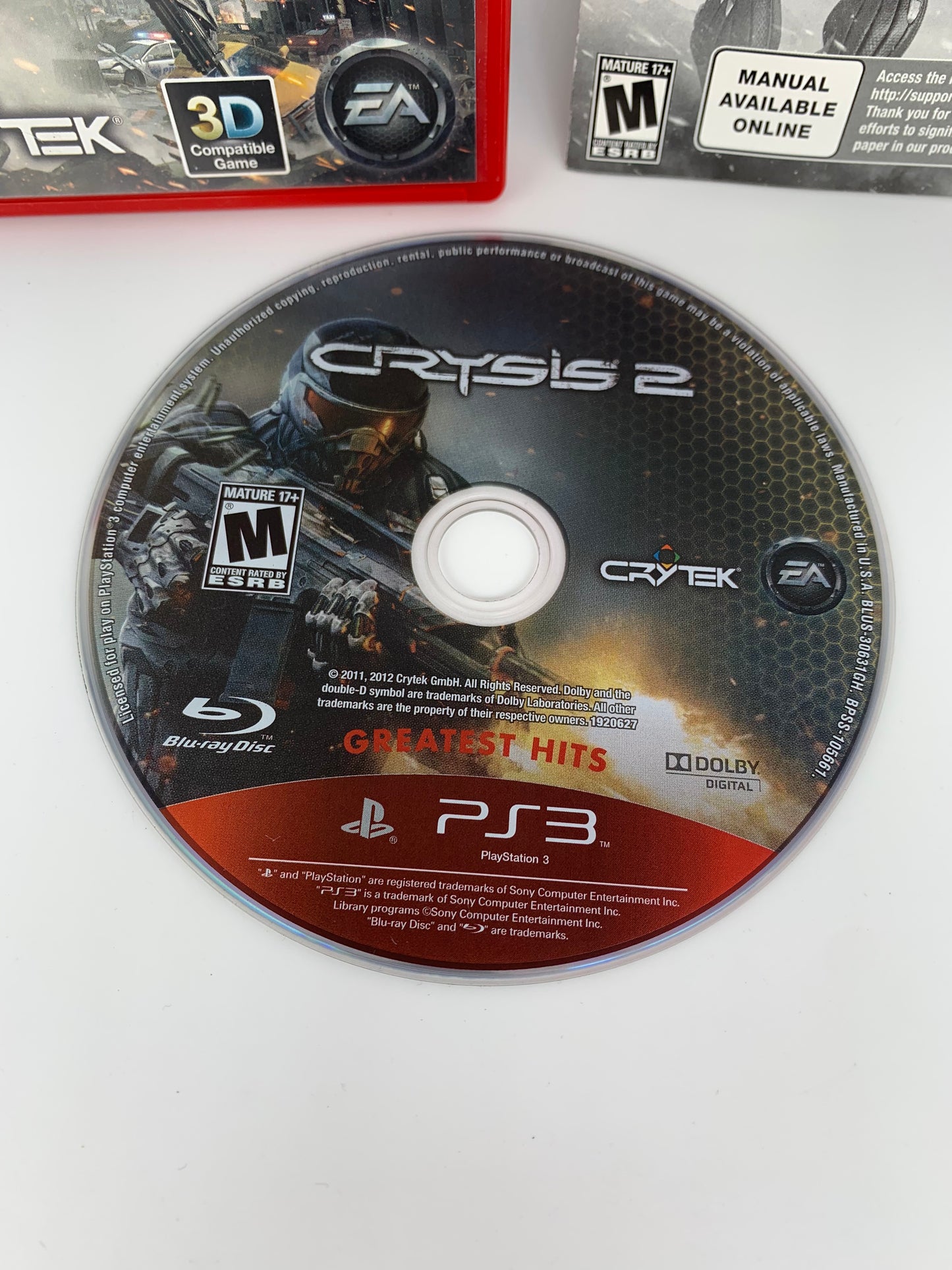 SONY PLAYSTATiON 3 [PS3] | CRYSiS 2 | GREATEST HiTS