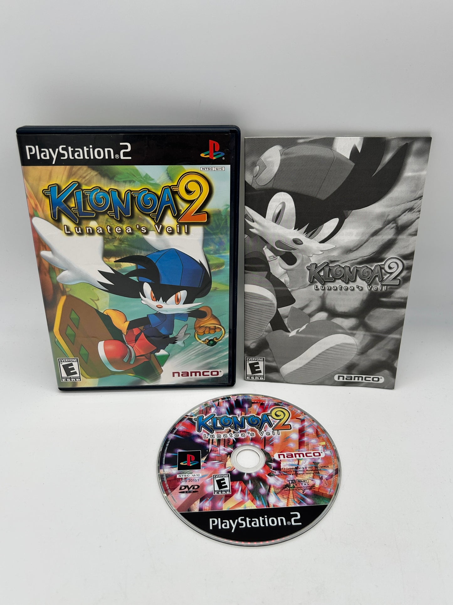 PiXEL-RETRO.COM : SONY PLAYSTATION 2 (PS2) COMPLET CIB BOX MANUAL GAME NTSC KLONOA 2 LUNATEA'S VEIL