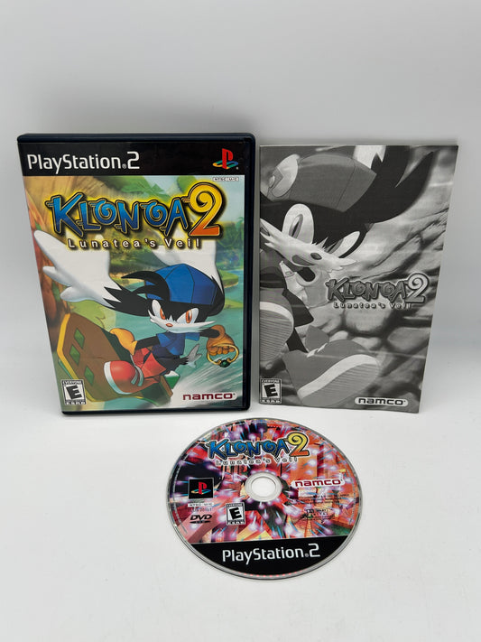 PiXEL-RETRO.COM : SONY PLAYSTATION 2 (PS2) COMPLET CIB BOX MANUAL GAME NTSC KLONOA 2 LUNATEA'S VEIL