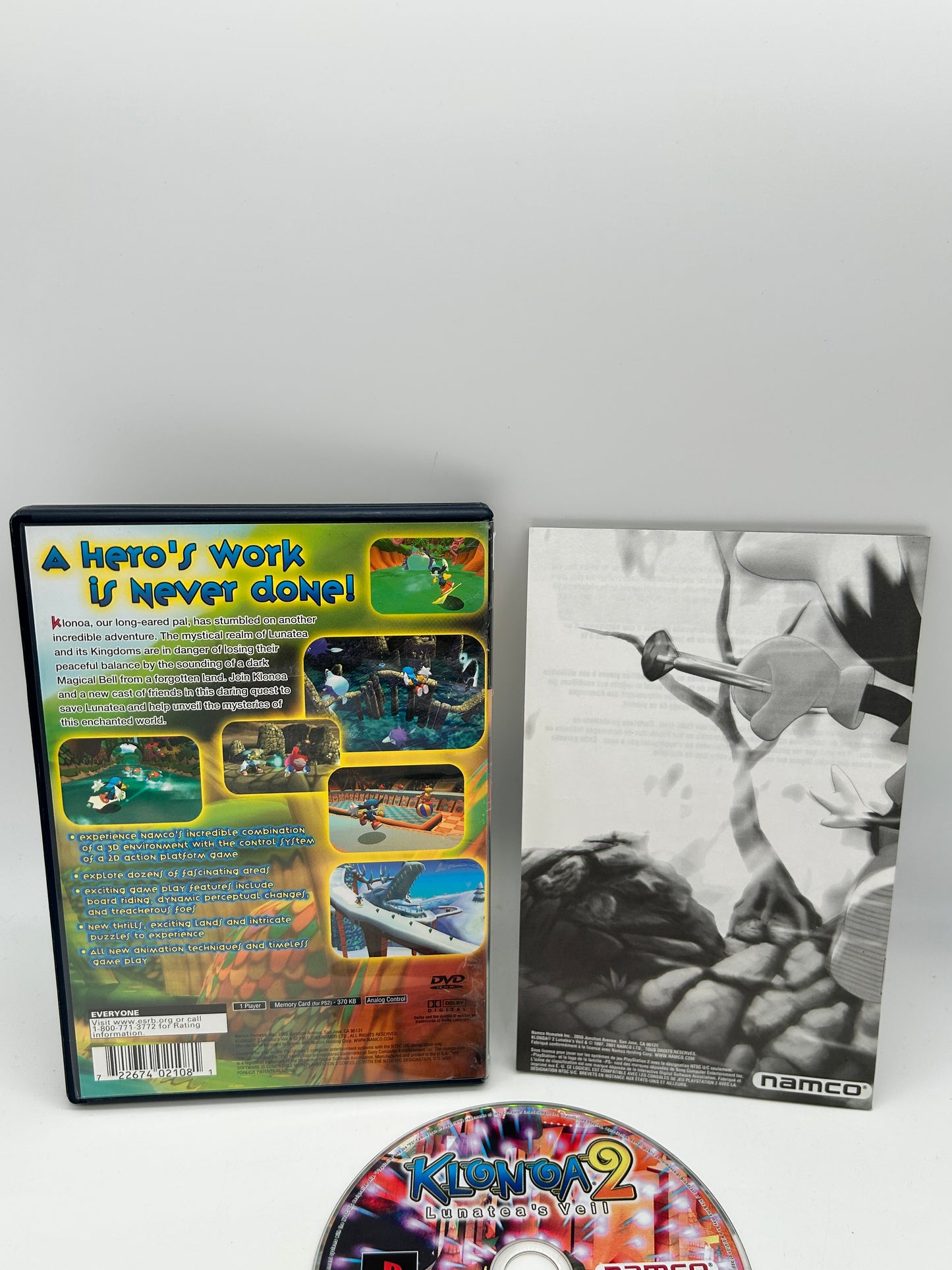 SONY PLAYSTATiON 2 [PS2] | KLONOA 2 LUNATEAS VEiL