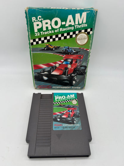 PiXEL-RETRO.COM : NINTENDO ENTERTAiNMENT SYSTEM (NES) R.C. PRO-AM 32 TRACKS OF RACING THRILLS GAME NTSC