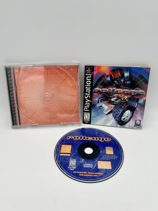 PiXEL-RETRO.COM : SONY PLAYSTATION (PS1) COMPLETE CIB BOX MANUAL GAME NTSC ROLLCAGE