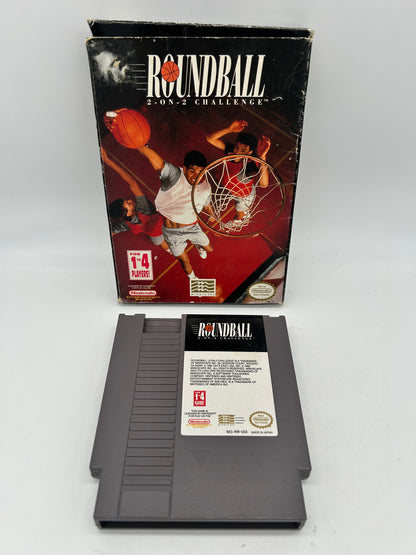 PiXEL-RETRO.COM : NINTENDO ENTERTAiNMENT SYSTEM (NES) ROUNDBALL 2 ON 2 CHALLENGE GAME NTSC