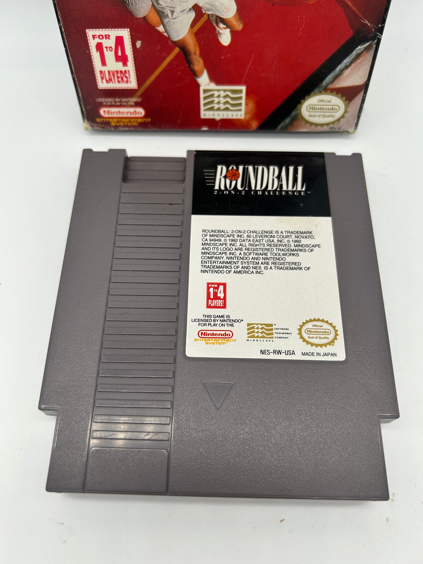 NINTENDO [NES] ORIGINAL | ROUNDBALL 2 ON 2 CHALLENGE
