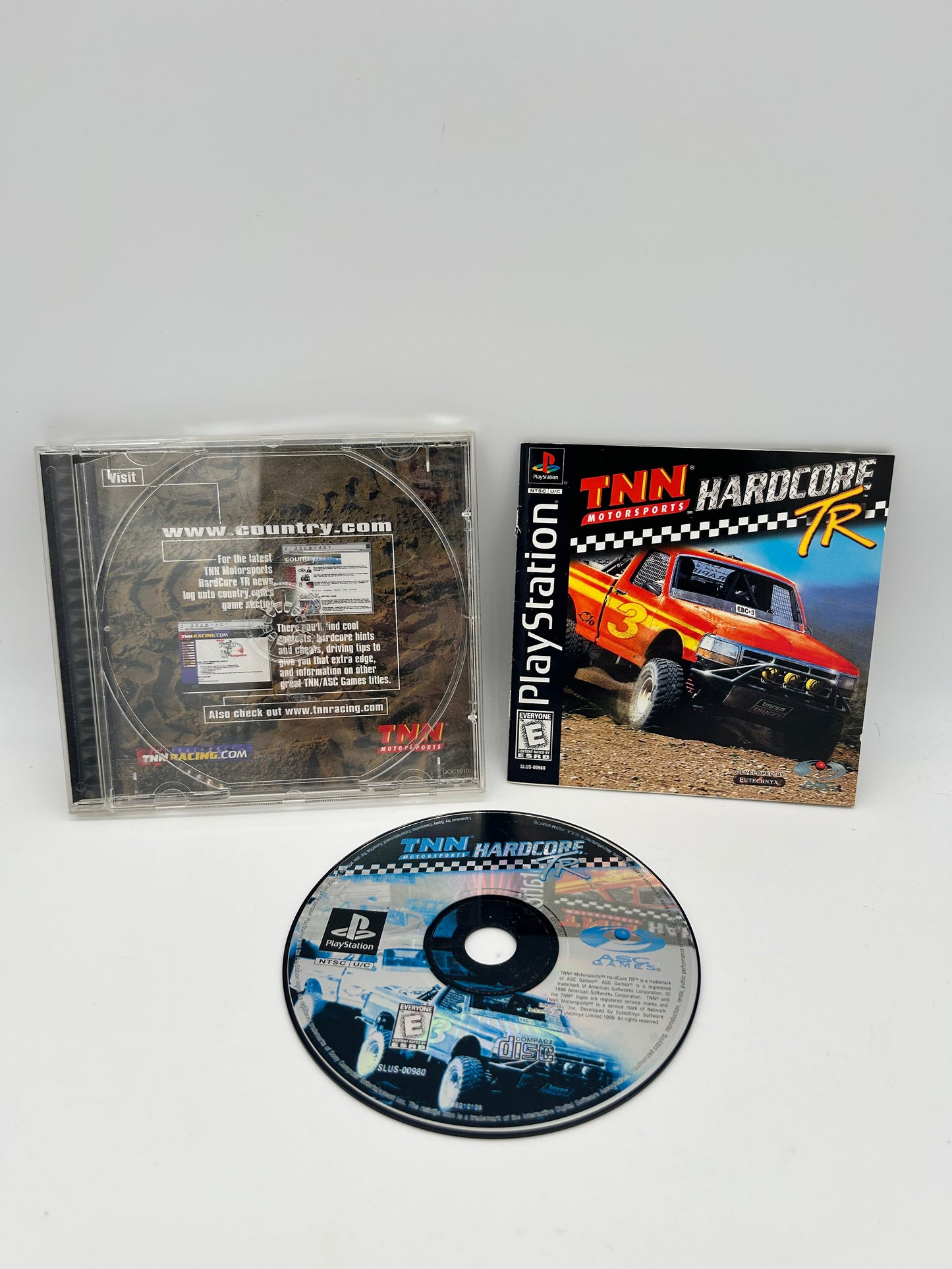 PiXEL-RETRO.COM : SONY PLAYSTATION (PS1) COMPLETE CIB BOX MANUAL GAME NTSC TNN MOTORSPORTS HARDCORE TR