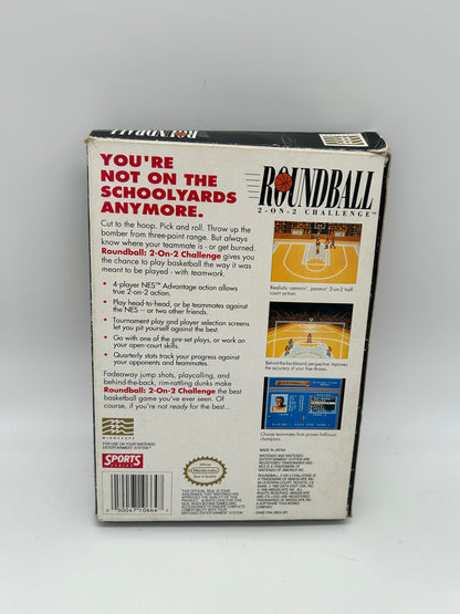 NINTENDO [NES] ORIGINAL | ROUNDBALL 2 ON 2 CHALLENGE