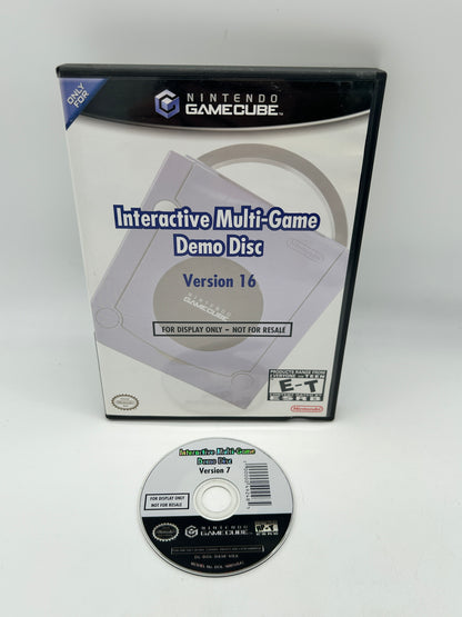 PiXEL-RETRO.COM : NINTENDO GAMECUBE COMPLETE CIB BOX MANUAL GAME NTSC iNTERACTiVE MULTi-GAME DEMO DiSC VERSiON 16 | NOT FOR RESALLE