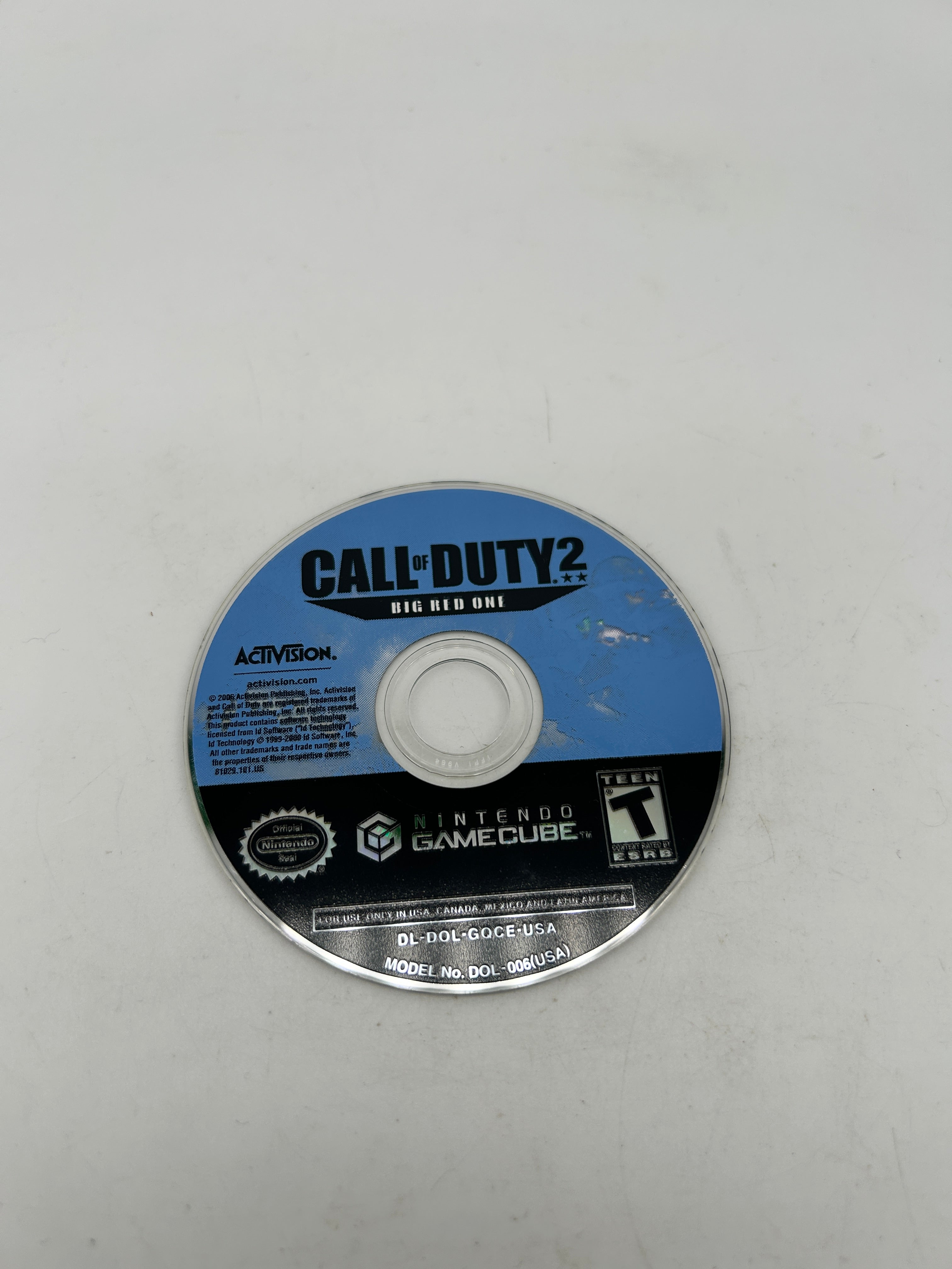 NiNTENDO GAMECUBE [NGC] | CALL OF DUTY 2 BiG RED ONE – PiXEL-RETRO.COM