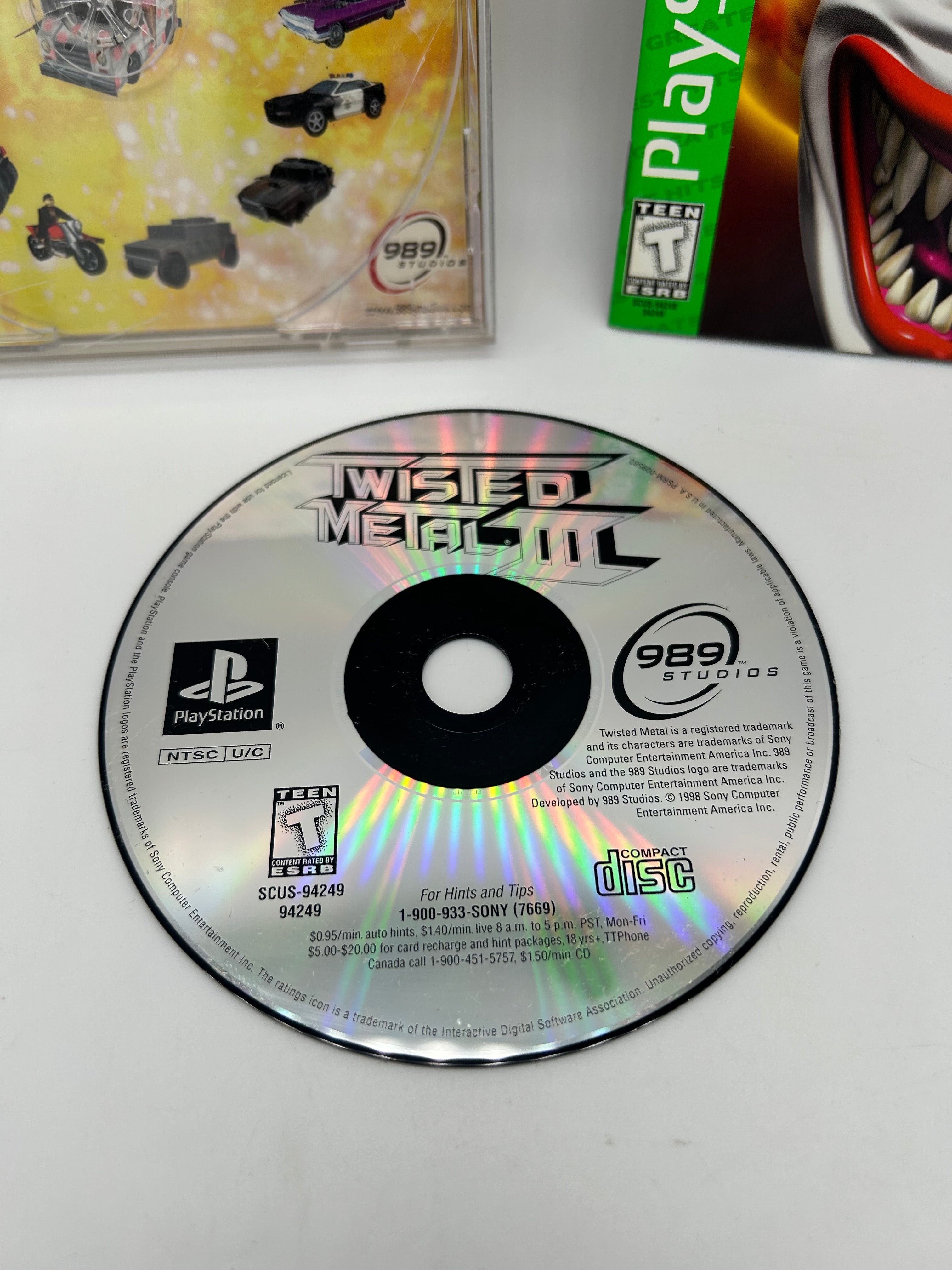 SONY PLAYSTATiON [PS1] | TWiSTED METAL III | GREATEST HiTS – PiXEL-RETRO.COM