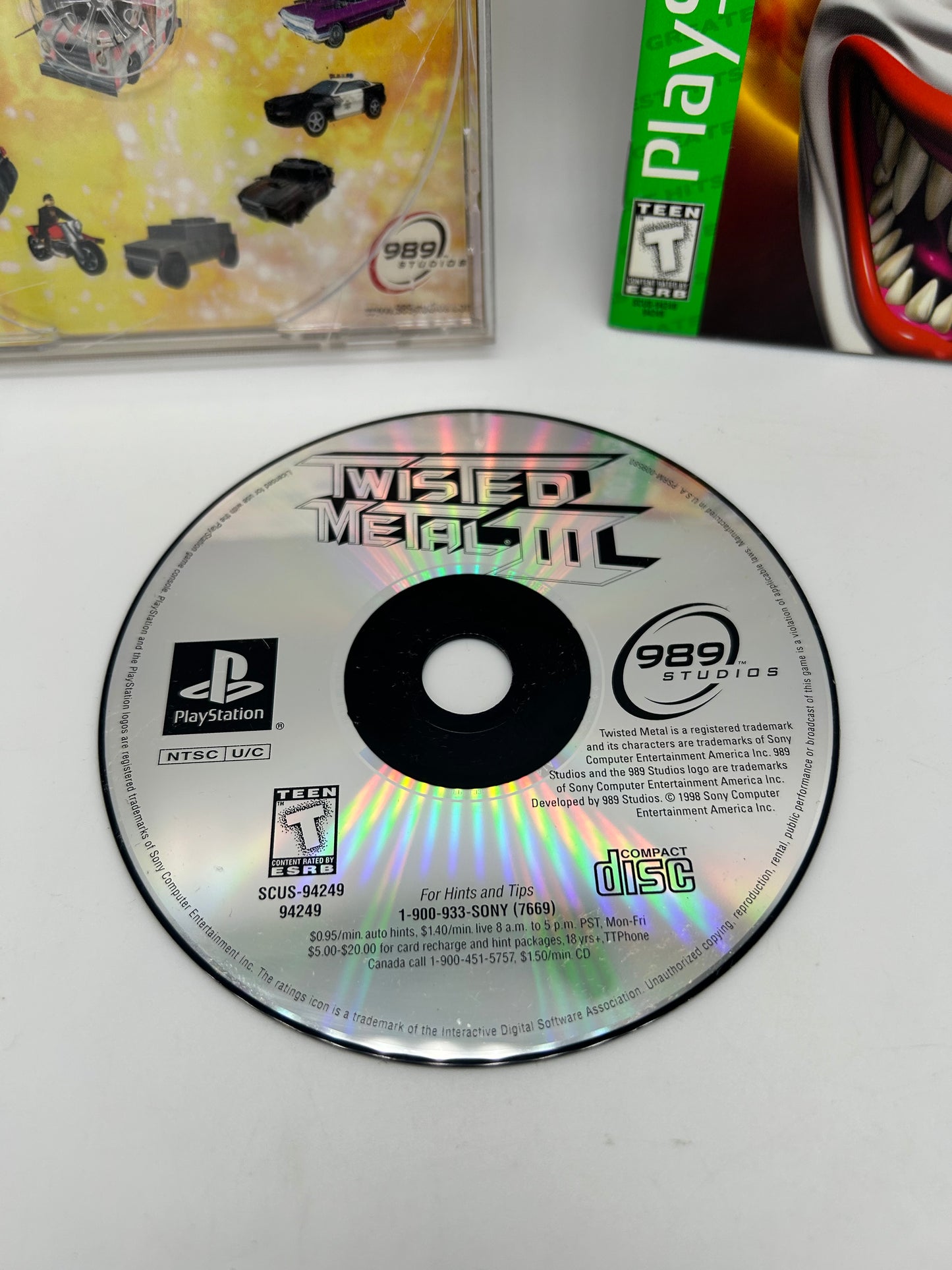 SONY PLAYSTATiON [PS1] | TWiSTED METAL III | GREATEST HiTS