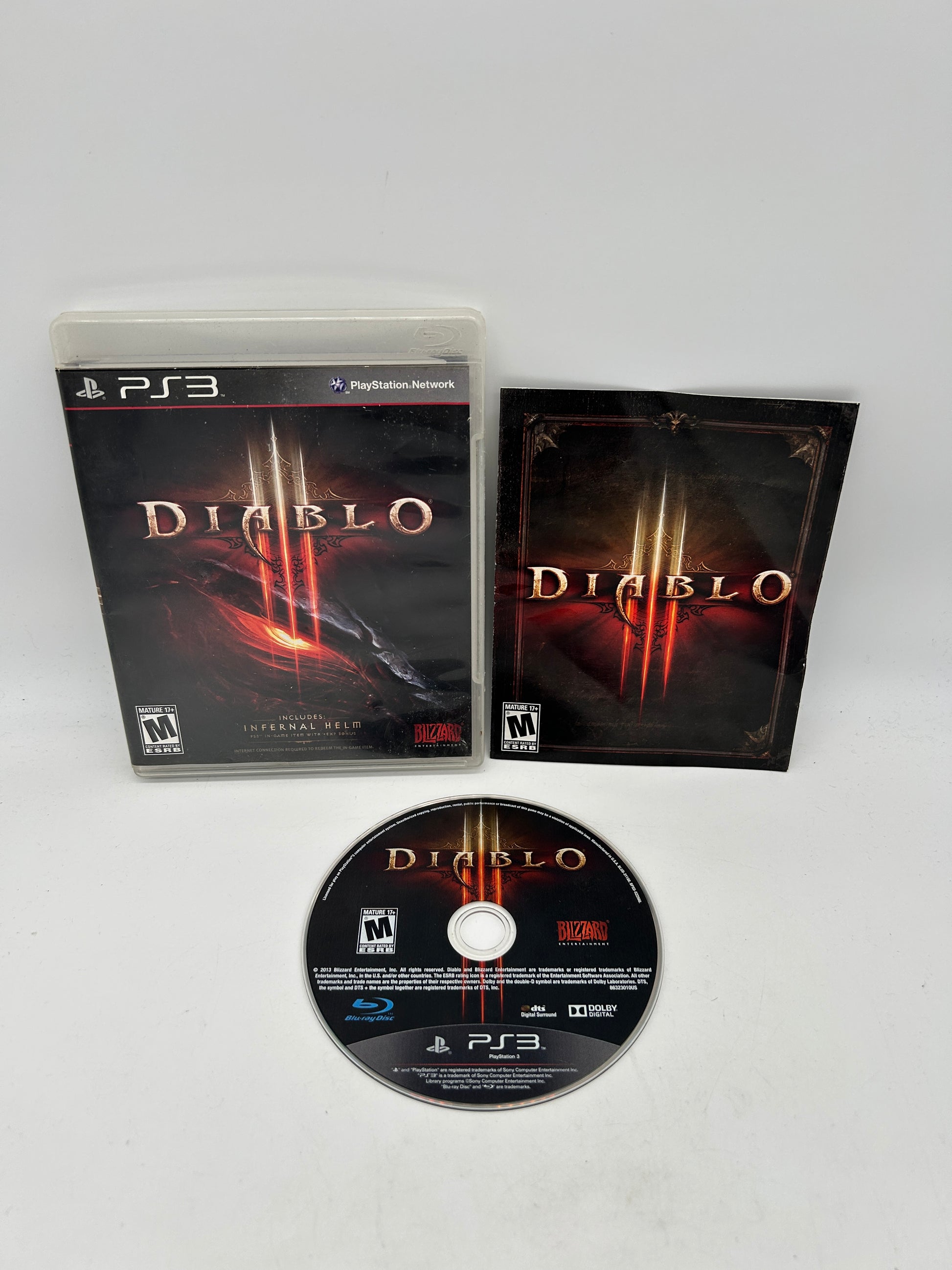 PiXEL-RETRO.COM : SONY PLAYSTATION 3 (PS3) COMPLET CIB BOX MANUAL GAME NTSC DIABLO III 