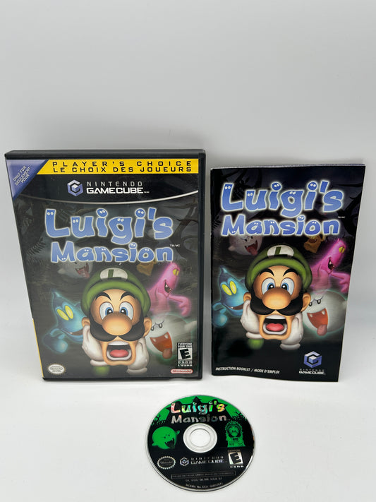 PiXEL-RETRO.COM : NINTENDO GAMECUBE COMPLETE CIB BOX INSTRUCTION MANUAL GAME NTSC LUIGI'S MANSION