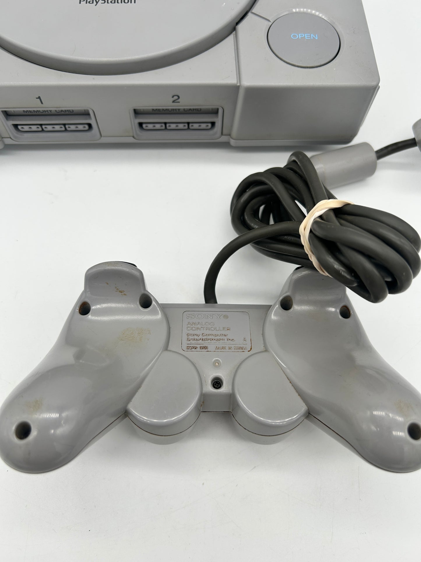 SONY PLAYSTATiON 1 [PS1] CONSOLE | ORiGiNALE GRiSE | SCPH-5501