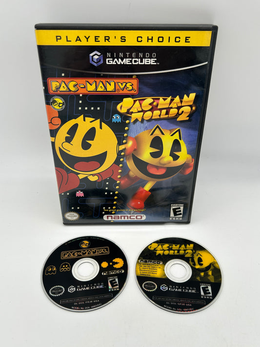 PiXEL-RETRO.COM : NINTENDO GAMECUBE COMPLETE CIB BOX MANUAL GAME NTSC PAC-MAN VS. WORLD 2