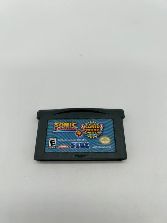 PiXEL-RETRO.COM : GAME BOY ADVANCE (GBA) GAME NTSC SONIC ADVANCE + SONIC PINBALL PARTY