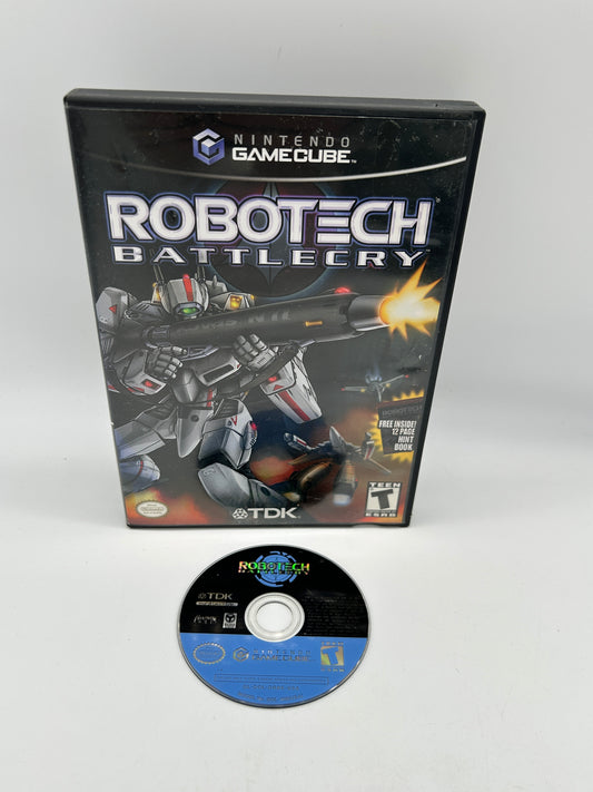 PiXEL-RETRO.COM : NINTENDO GAMECUBE COMPLETE CIB BOX MANUAL GAME NTSC ROBOTECH BATTLECRY