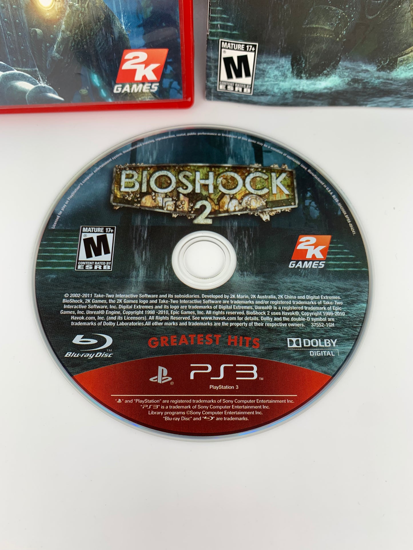 SONY PLAYSTATiON 3 [PS3] | BiOSHOCK 2 | GREATEST HiTS