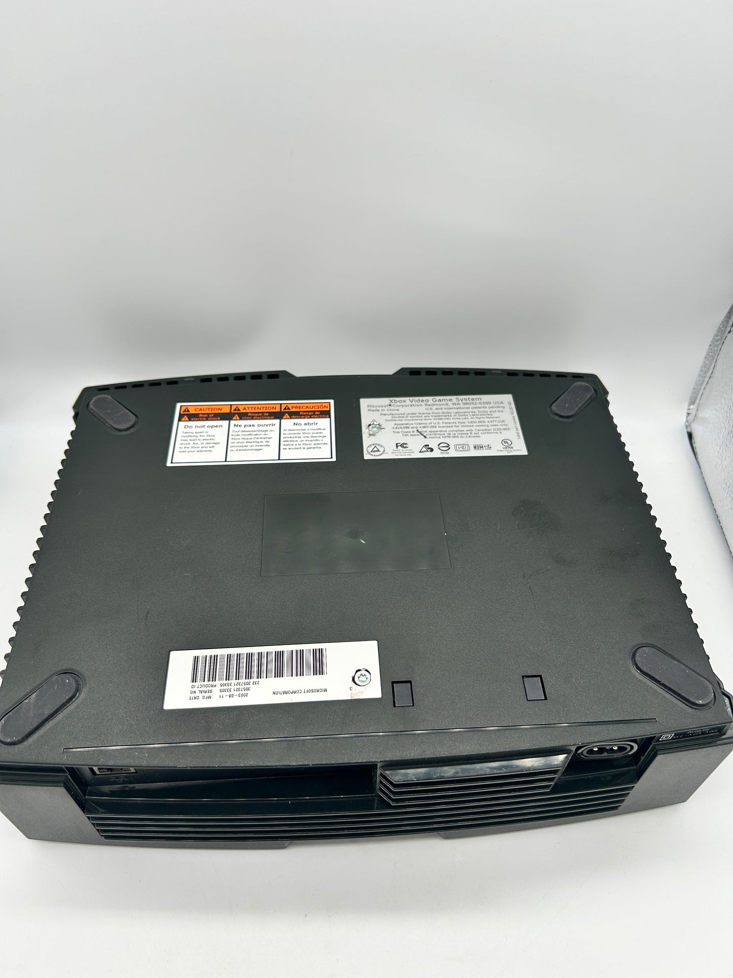 MiCROSOFT XBOX CONSOLE | ORiGiNALE NOiRE