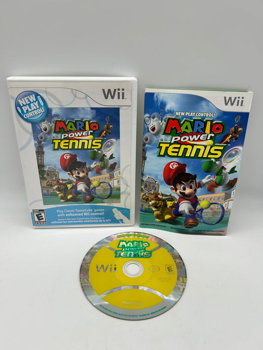 PiXEL-RETRO.COM : NINTENDO WII COMPLET CIB BOX MANUAL GAME NTSC MARIO POWER TENNIS