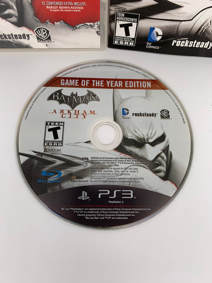 SONY PLAYSTATiON 3 [PS3] | BATMAN ARKHAM CiTY | GAME OF THE YEAR EDiTiON