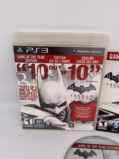 SONY PLAYSTATiON 3 [PS3] | BATMAN ARKHAM CiTY | GAME OF THE YEAR EDiTiON