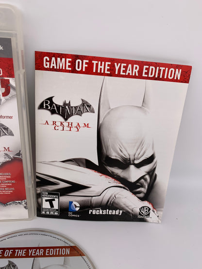 SONY PLAYSTATiON 3 [PS3] | BATMAN ARKHAM CiTY | GAME OF THE YEAR EDiTiON