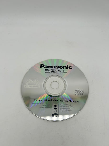 PiXEL-RETRO.COM : 3DO PANASONIC INSTRUCTION MANUAL NTSC GAME COMPLET CIB SAMPLER III 3 AND 3DO STORAGE MANAGER