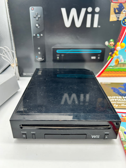 NiNTENDO Wii CONSOLE | MODEL NOiRE Wii NEW SUPER MARiO BUNDLE RVL-001 (USA)
