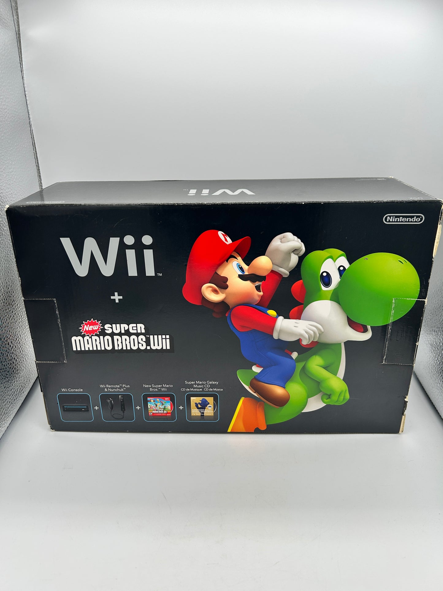 NiNTENDO Wii CONSOLE | MODEL NOiRE Wii NEW SUPER MARiO BUNDLE RVL-001 (USA)