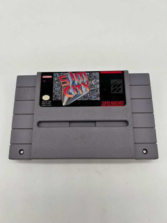 PiXEL-RETRO.COM : SUPER NINTENDO NES (SNES) GAME NTSC SIM CITY