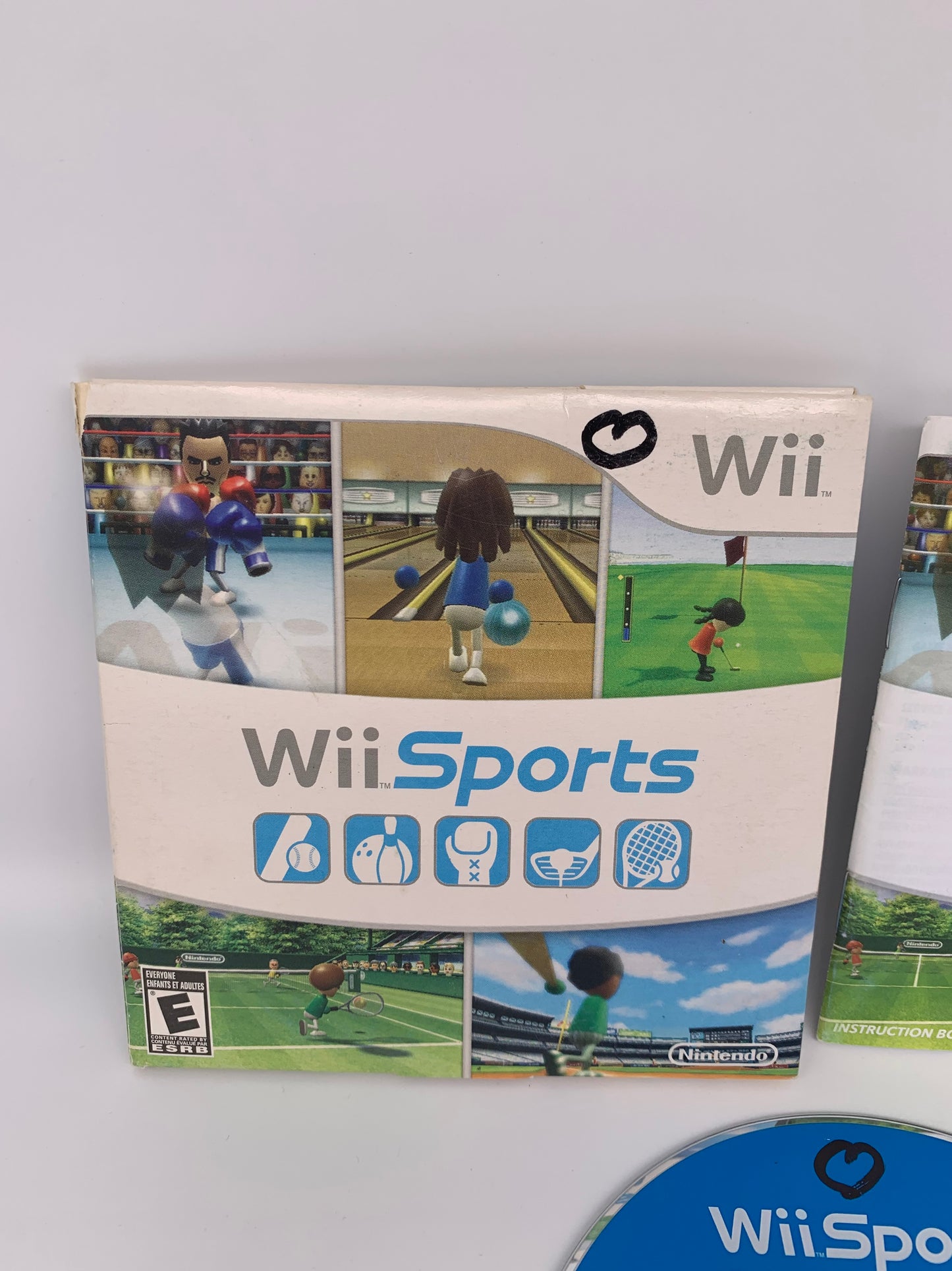 NiNTENDO Wii CONSOLE | WHITE MODEL Wii SPORTS RVL-001 (USA)