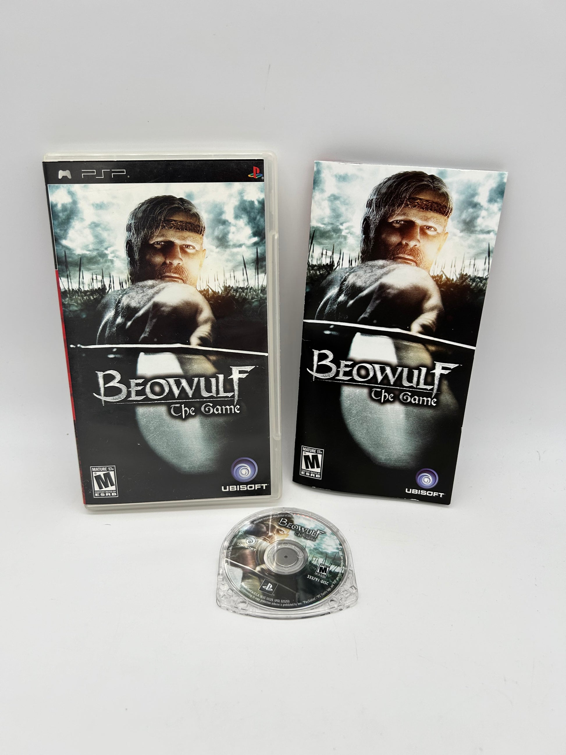 PiXEL-RETRO.COM : SONY PLAYSTATION PORTABLE (PSP) COMPLET CIB BOX MANUAL GAME NTSC BEOWULF THE GAME