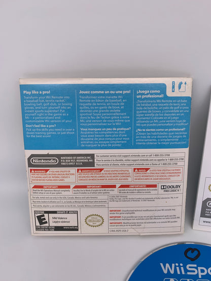 NiNTENDO Wii CONSOLE | WHITE MODEL Wii SPORTS RVL-001 (USA)