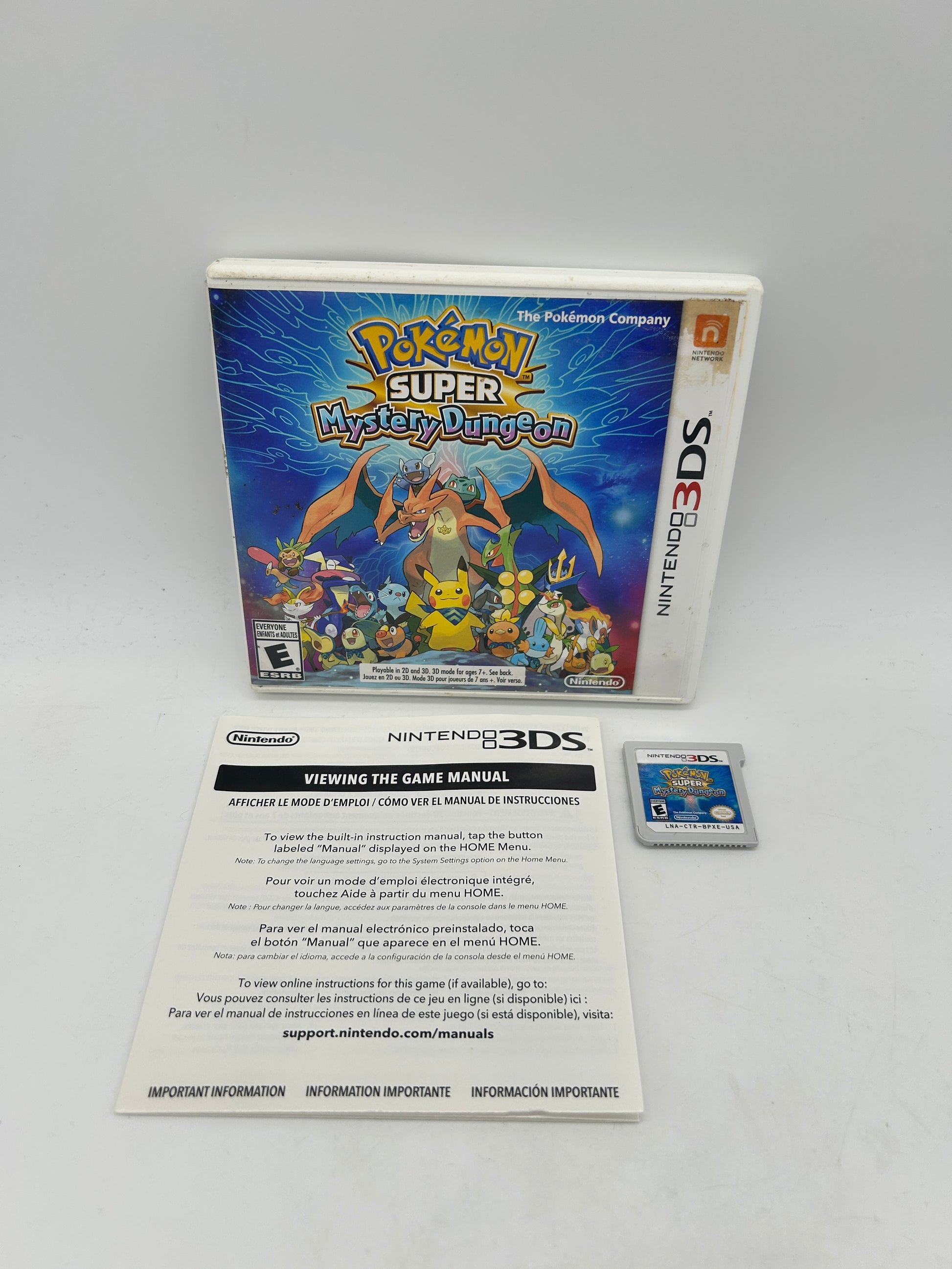 PiXEL-RETRO.COM : NINTENDO 3DS (3DS) COMPLETE CIB BOX MANUAL GAME NTSC POKEMON SUPER MYSTERY DUNGEON