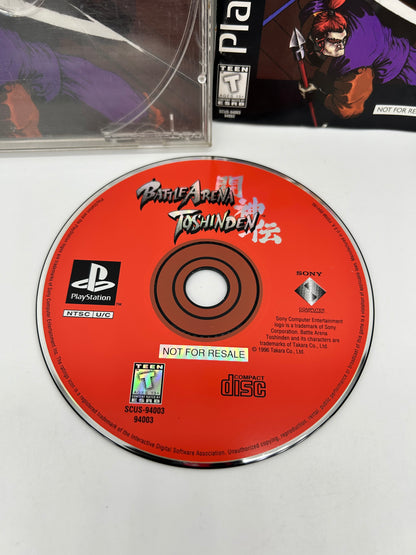 SONY PLAYSTATiON [PS1] | BATTLE ARENA TOSHiNDEN | NOT FOR RESALE