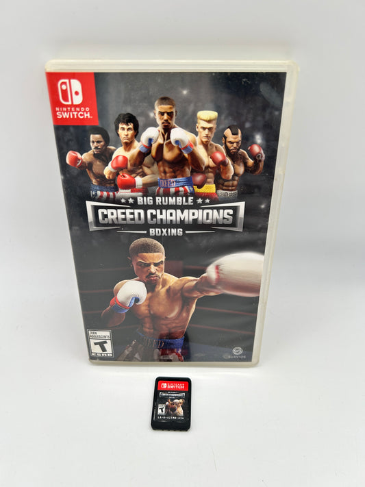 PiXEL-RETRO.COM : NINTENDO SWITCH NEW SEALED IN BOX COMPLETE MANUAL GAME NTSC BIG RUMBLE CREED CHAMPIONS BOXING