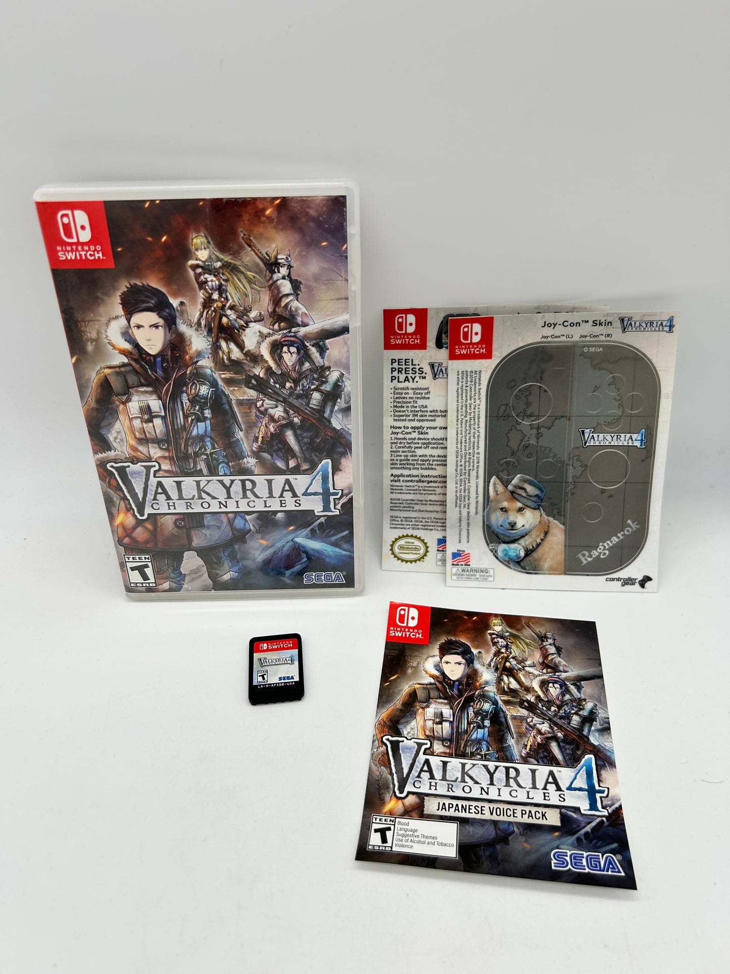 PiXEL-RETRO.COM : NINTENDO SWITCH COMPLETE IN BOX COMPLETE MANUAL GAME NTSC VALKYRIA CHRONICLES 4