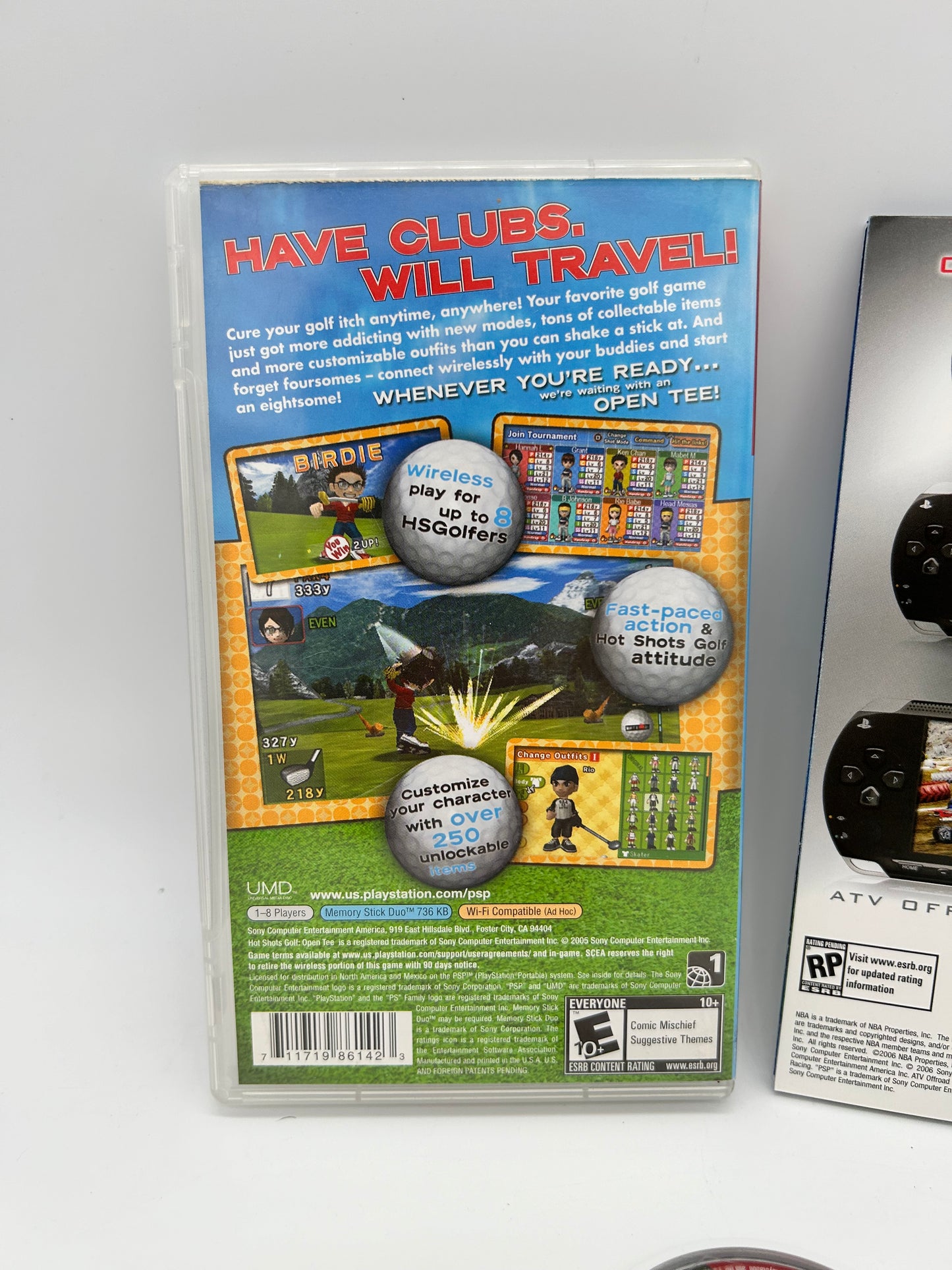 SONY PLAYSTATiON PORTABLE [PSP] | HOT SHOTS GOLF OPEN TEE | GREATEST HiTS