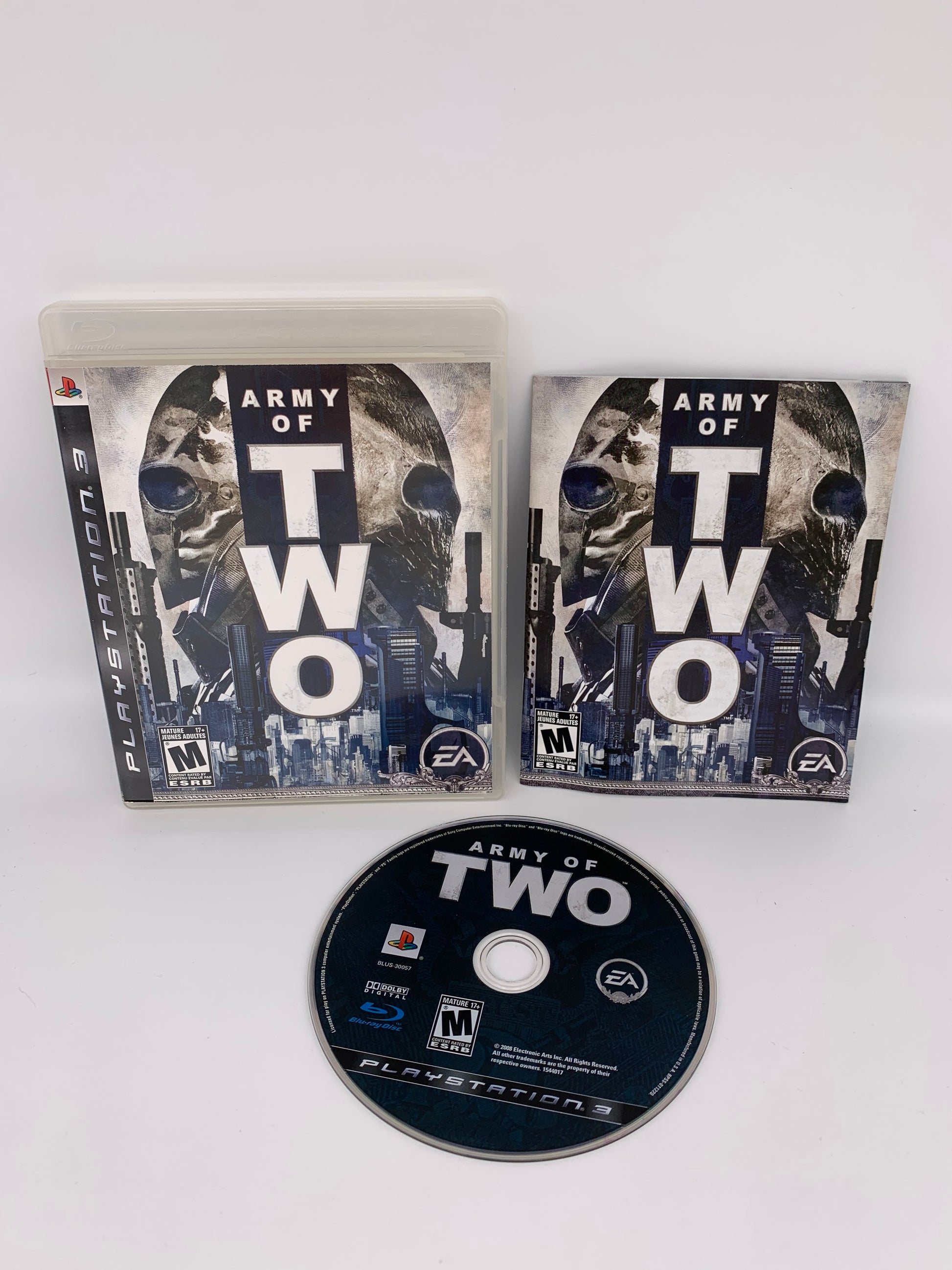 PiXEL-RETRO.COM : SONY PLAYSTATION 3 (PS3) COMPLET CIB BOX MANUAL GAME NTSC ARMY OF TWO