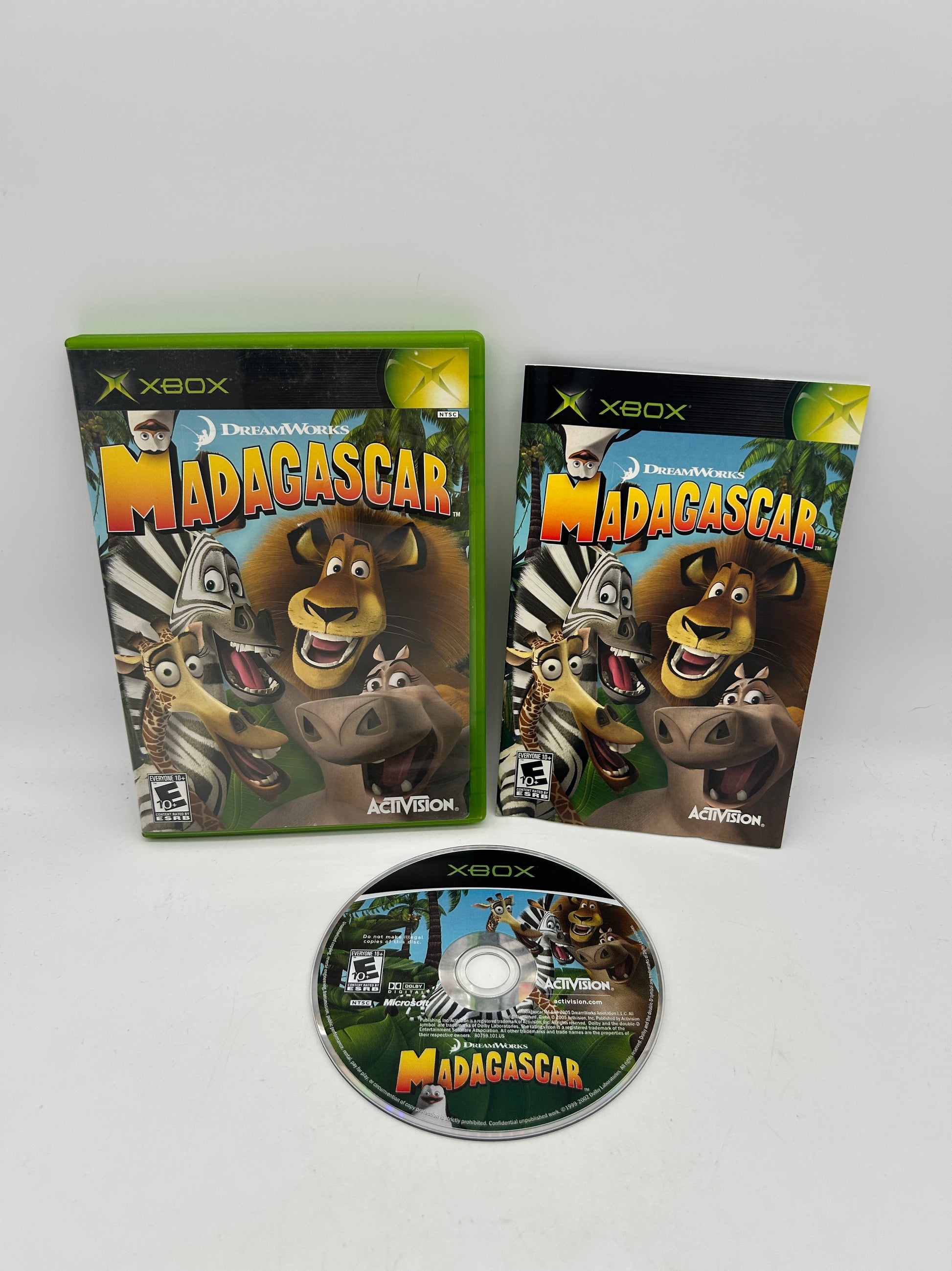 PiXEL-RETRO.COM : MICROSOFT XBOX COMPLETE CIB BOX MANUAL GAME NTSC MADAGASCAR