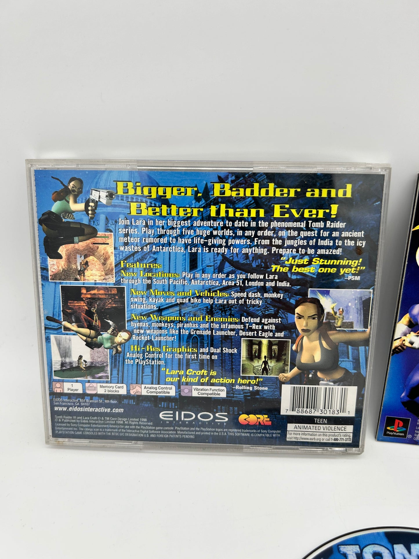 SONY PLAYSTATiON [PS1] | TOMB RAiDER III