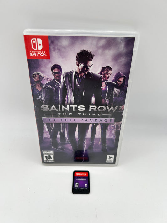 PiXEL-RETRO.COM : NINTENDO SWITCH COMPLETE IN BOX COMPLETE MANUAL GAME NTSC SAINTS ROW THE THIRD THE FULL PACKAGE